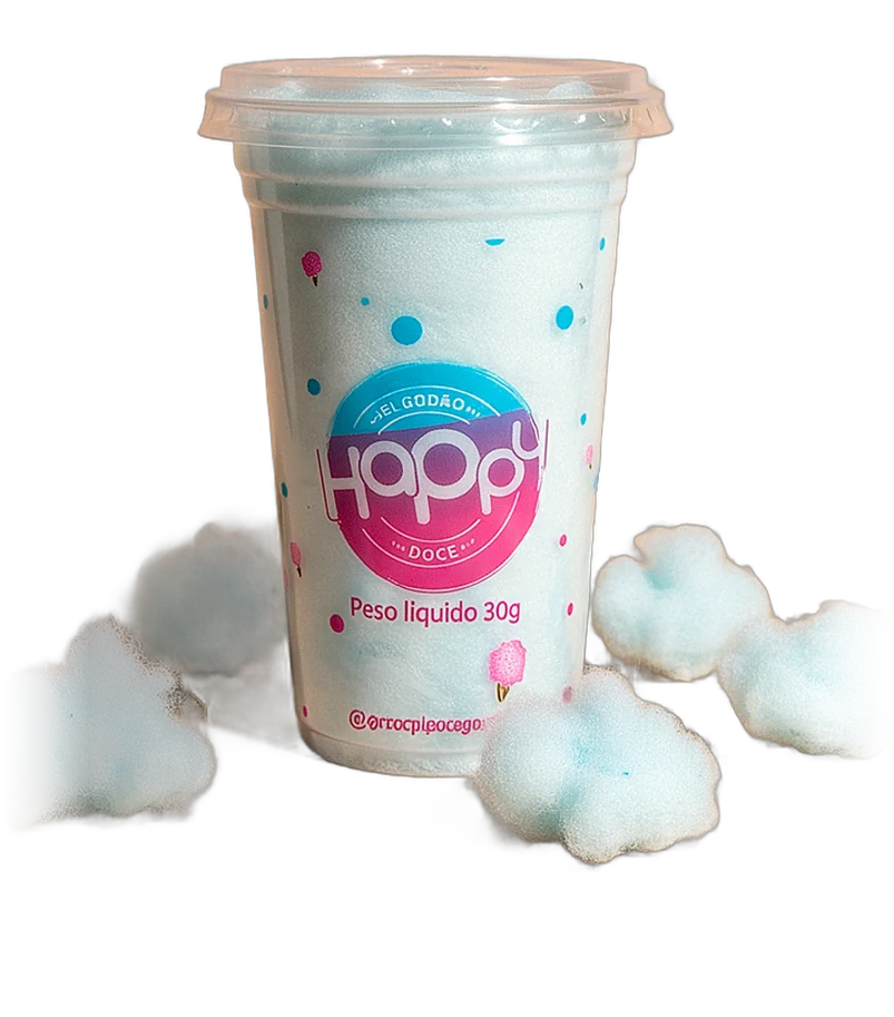 Copo de Happy Azul
